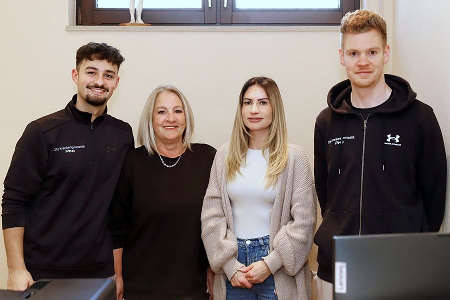 Das Team von City Krankengymnastik Pino in der Praxis